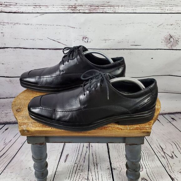 Kenneth Cole Men\'s Walk to Work Black Low Top Lace Up Oxford Shoes Size 10 M main image 5